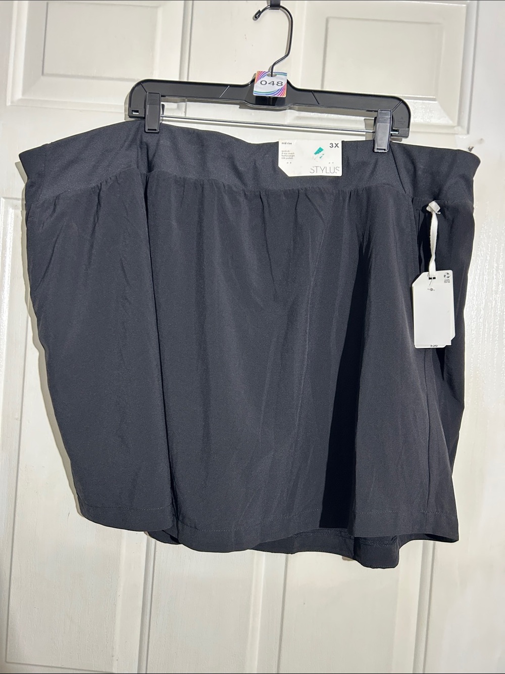 STYLUS Black Pull-On Skort